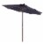 Glitzhome Aluminium Self Tilt Patio Umbrella - Navy Blue Perspective: front