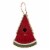 Glitzhome Hanging Wooden Watermelon Decorative Garden Birdhouse Perspective: front