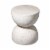 Glitzhome Multi-Functional Fauz Terrazoo Garden Stool and Plant Stand Perspective: front
