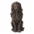 Glitzhome Guardian Sitting Lion Garden Statue Perspective: front