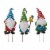Glitzhome Metal Gnome Yard Decor - 3 Pack Perspective: front
