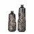 Glitzhome Boho Elegant Decorative Metal Table & Floor Vases Perspective: front