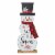 Glitzhome Lighted Snowman Wooden Porch Decor Perspective: front