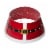 Glitzhome Metal Santa Bell Tree Color - Red Perspective: front