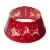 Glitzhome 26 Inch Diameter Galvanized Metal Santa on Sleigh Tree Collar with Light String Perspective: front