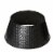 Glitzhome 26 Inch Diameter Black Metal Weave Tree Collar Perspective: front