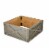 Glitzhome Wooden Tree Collar - Warm Gray Perspective: front