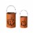 Glitzhome Set of Metal Cutout Pumpkin Bucket Perspective: front