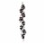 Glitzhome 6 Feet Length Lighted Halloween Bat Garland Perspective: front