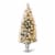 Glitzhome 150-Light Warm Light Pre-Lit Artificial Pine Christmas Tree Perspective: front
