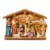 Glitzhome Lighted Resin Nativity Perspective: front