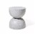 Glitzhome Modern Design Side Table Faux Terrazzo End Tables 17.75 Inch Height Perspective: front
