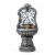 Glitzhome 35.25 Inch H European Style Outdoor Fountain with LED Light Faux Mosaic Pedestal Perspective: front