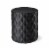 Glitzhome 17.25 Inch Black Diamond Textured Garden Stool/Planter Stand/Accent Table Perspective: front