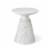 Glitzhome 18.25 Inch Pedestal Garden Stool or Planter Stand or Accent Table Perspective: front