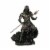 Metallic Bronze Finish Greek God Poseidon Statue Perspective: front
