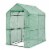 Glitzhome 24.5 Sq'ft Portable PVC Walk-in Greenhouse, Two Tier 2 Shelves Perspective: front