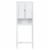 Glitzhome Waterproof Bathroom Cabinet Space Saver, Free Standing Over The Toilet Storage Perspective: front