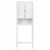 Glitzhome Waterproof Bathroom Cabinet Space Saver, Free Standing Over The Toilet Storage Perspective: front