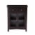 Glitzhome 26 * 32 Inch Wooden Floor Storage Cabinet with Double Doors, Espresso Perspective: front