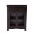 Glitzhome 26 * 32 Inch Wooden Floor Storage Cabinet with Double Doors, Espresso Perspective: front