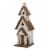 Glitzhome Extra-Large Rustic Wooden Outdoor Garden Birdhouse - White/Brown Perspective: front