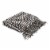 Glitzhome Acrylic Houndstooth Woven Tassel Throw - Black/White Perspective: front