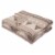 Glitzhome Knitted Polyester Geometric Pattern Feather Yarn Throw Blanket Perspective: front
