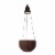 Glitzhome Solar Light Hanging Planter Perspective: front