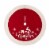 Glitzhome Fabric Merry Christmas Tree Skirt - Red/White Perspective: front