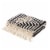 Glitzhome 50 x 60 Inches Throw Blanket Woven Cotton Geometric Jacquard Perspective: front