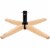 Tree Nest Medium Gentle Christmas Tree Stand for Artificial Trees, Black Perspective: front