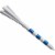 Noa Store 3 1/4  Plastic Golf Tees - 150 Tees in Bulk - White and Blue Perspective: front