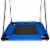 Swinging Monkey Giant 32 Inch Square Web Fabric Outdoor Family Play Swing, Blue Perspective: front