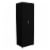 Aurora Armoire, Two Internal Shelves, Rod, Two-Door Armoire-Black, For Bedroom Perspective: front