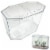 1 Dual Betta Hex Kit Tank Pet Aquatic Fishes Aquarium Habitat Office Home Decor Perspective: front