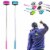 2X Extendable Massage Rollers Back Reflexology Telescopic Muscle Relief Portable Perspective: front
