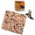 All Season Suet Wild Bird Food Cake Treat 11.25 oz Heath Outdoor Orange Burst Perspective: front