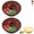2 X Tortilla Container Keeper Microwave Warmer 8  Round Pita Taco Warm Flatbread Perspective: front