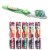 5 Pack Travel Toothbrushes Tongue Scraper Medium Bristles Oral Care Clean Kit Perspective: front