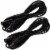 2 Pc 12ft 3.5mm Audio Aux Cable Jack Male Female Stereo Extension Headphone Cord Perspective: front