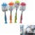 4 PC Scrub Brush Standing Suction Cup Sink Scrubber Dish Kitchen Gadgets Washing Perspective: front