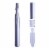 Womens Electric Eyebrow Shaper Facial Hair Remover Brows Trimmer Razor Face Lips Perspective: front