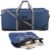 40 Blue Heavy Duty Polyester Waterproof Jumbo Duffel Bag Luggage Suitcase Safe Perspective: front