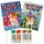 26Pc Activity Coloring Books Set Unicorn Glitter Gel Color Pens Kids Drawing Kit Perspective: front