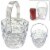 1 Clear Ice Bucket Container Cooler Crystal Plastic Wine Chiller BPA Free 42oz Perspective: front