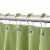 12 Shower Curtain Hooks Rings Stainless Steel Roller Glide Balls Metal Clip Rod Perspective: front