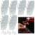 24 Pc Cruise Ship Flask Kit 4 Oz Rum Runners Alcohol Liquor Booze Bags Plastic Perspective: front