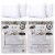 4PC Bedding Waterproof Pillow Zippered Protector Premium Fabric Breathable Cover Perspective: front