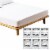 6 PK Vinyl Mattress Protector Full Size Cover Premium Waterproof Bed Heavy Duty Perspective: front